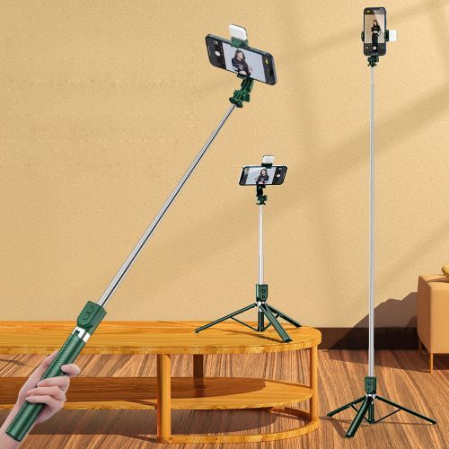 1.7m Selfie Stick Tripod Foldable Stand Phone Camera Live Streaming Stand Holder