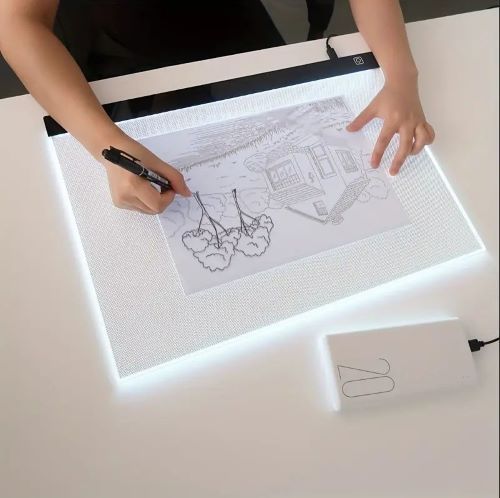 A4 Drawing Tablets LED Light Pad Graphic Digital Writing Painting Tablet Tracing Board Copy Pads