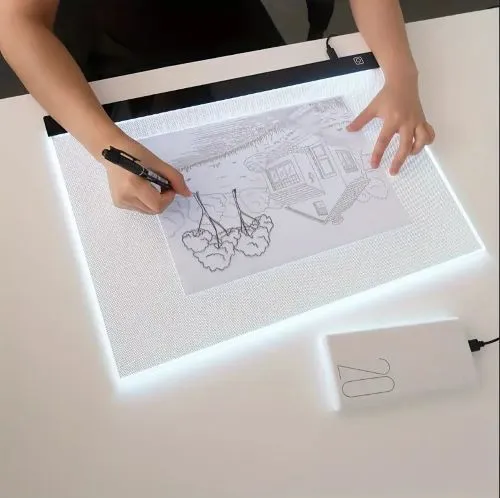 A4 Drawing Tablets LED Light Pad Graphic Digital Writing Painting Tablet Tracing Board Copy Pads