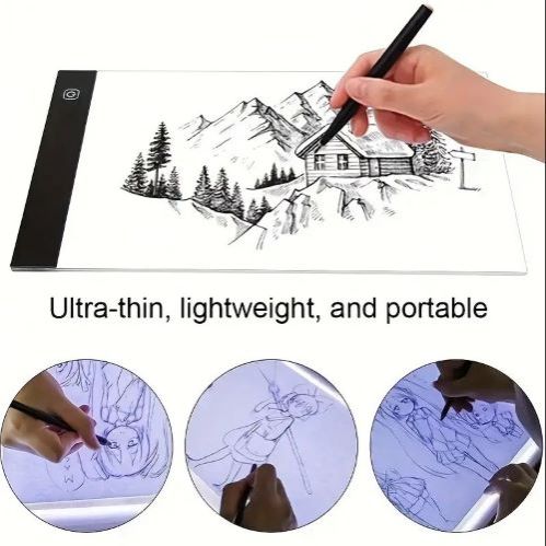 A4 Drawing Tablets LED Light Pad Graphic Digital Writing Painting Tablet Tracing Board Copy Pads