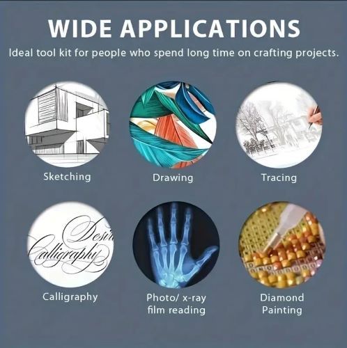 A4 Drawing Tablets LED Light Pad Graphic Digital Writing Painting Tablet Tracing Board Copy Pads
