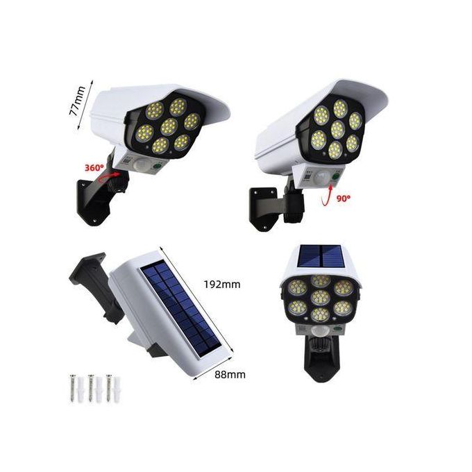 Solar Light Outdoor Monitoring Lamp - (Dummy Camera)