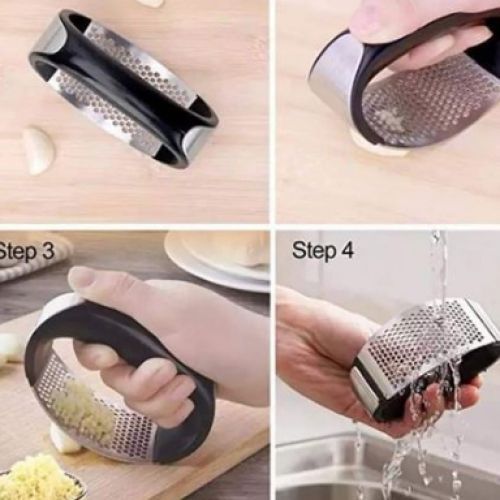 Manual Ring Garlic Presser Crusher