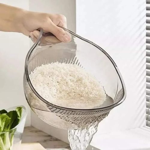 Acrylic Rice washing bowl/ Colander/Rice drainer