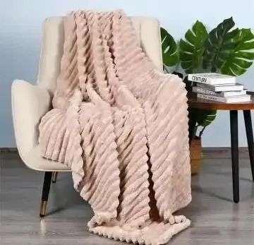 Heavy velvet fleece throw blankets Super Soft & Cozy: Our microplush ribbed blankets are lightweight and breathable. They are almost as soft and warm as wool blanket, which makes them a great alternat