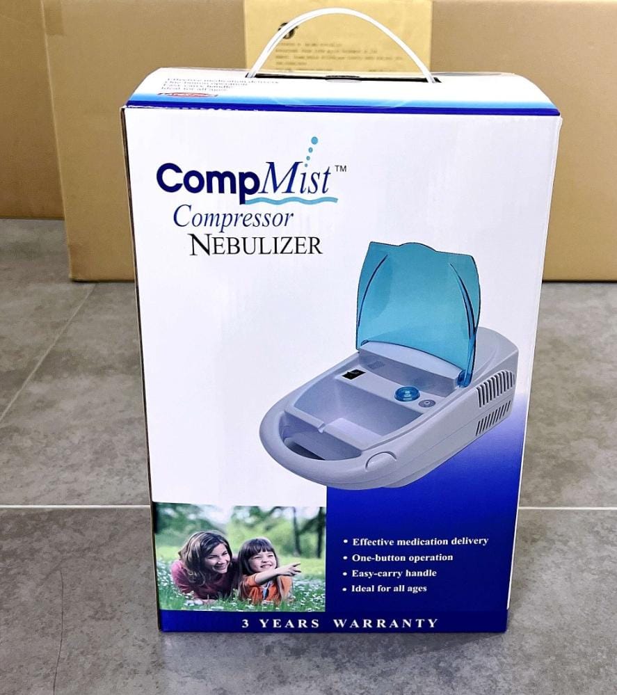 NEBULIZER MACHINE ; COMPMIST COMPRESSOR NEBULIZER. MEDICAL NEBULISER