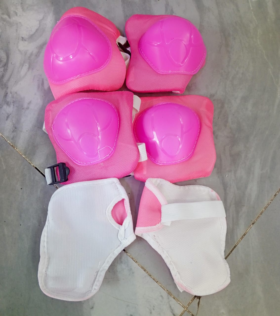 Quality 6pcs/Set Kids Knee Pads Elbow Pads Guards Protective Gear Safety Gear for Roller Skates Cycling Bike Skateboard Inline Riding Sports Children(2-8 years old) Cycling Sports Protective Guard Gea