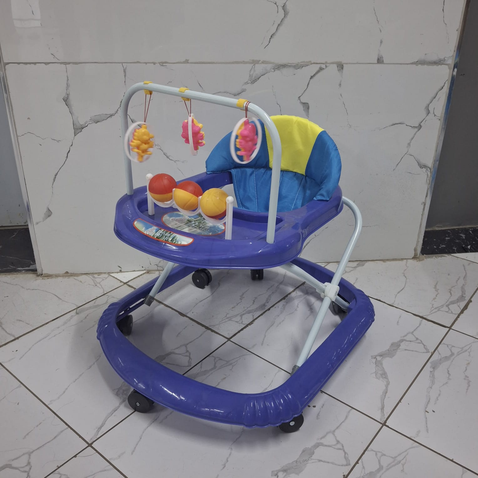 New Arrivals!!!High Quality BABY WALKER With Adjustable Heights With Soothing Melodies For Baby Comes with its own Toys Can convert to a feeding chair