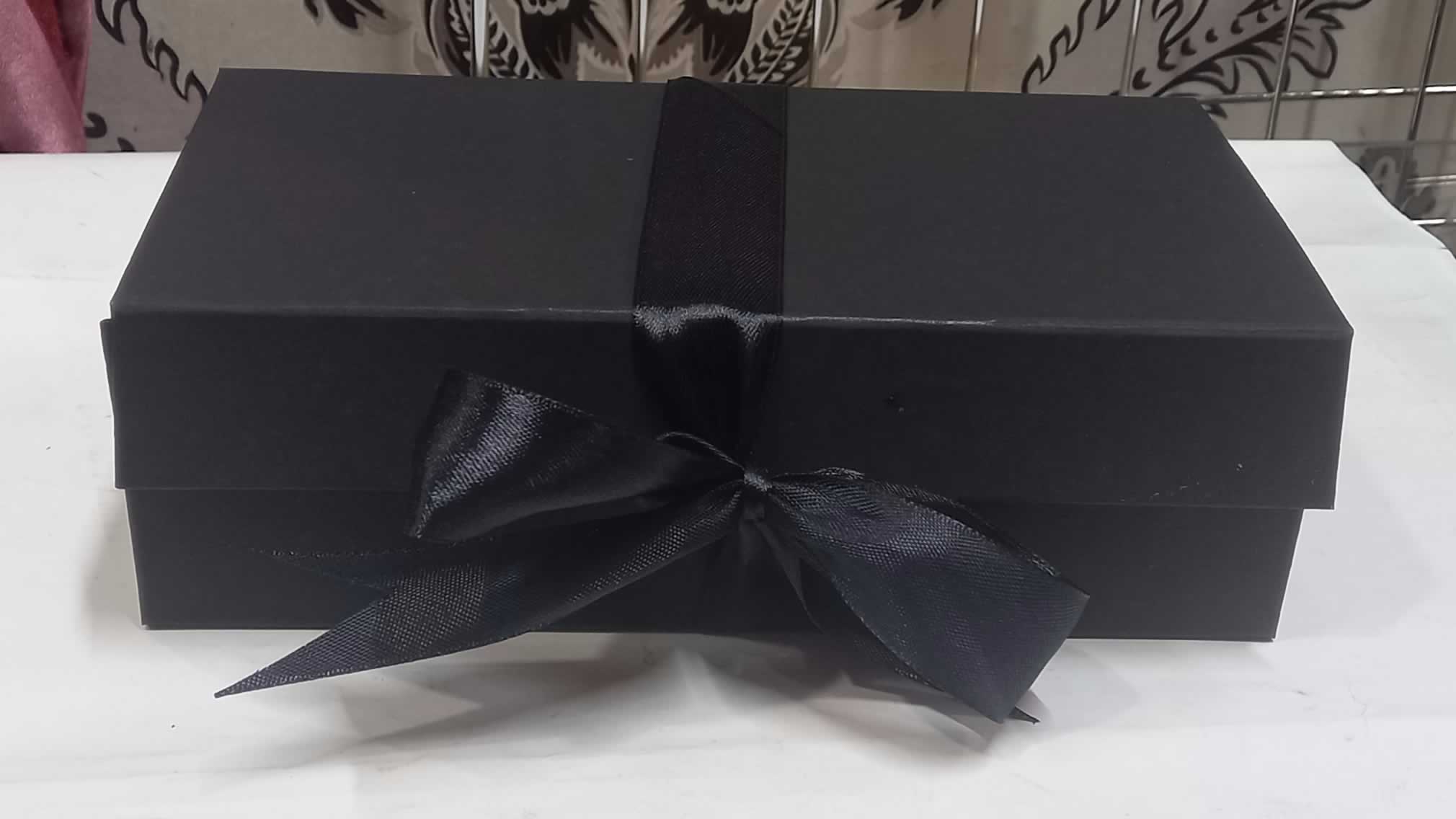 Multipurpose Foldable Gift Box with Ribbon – Elegant & Reusable (20CM x 10CM x 6CM)