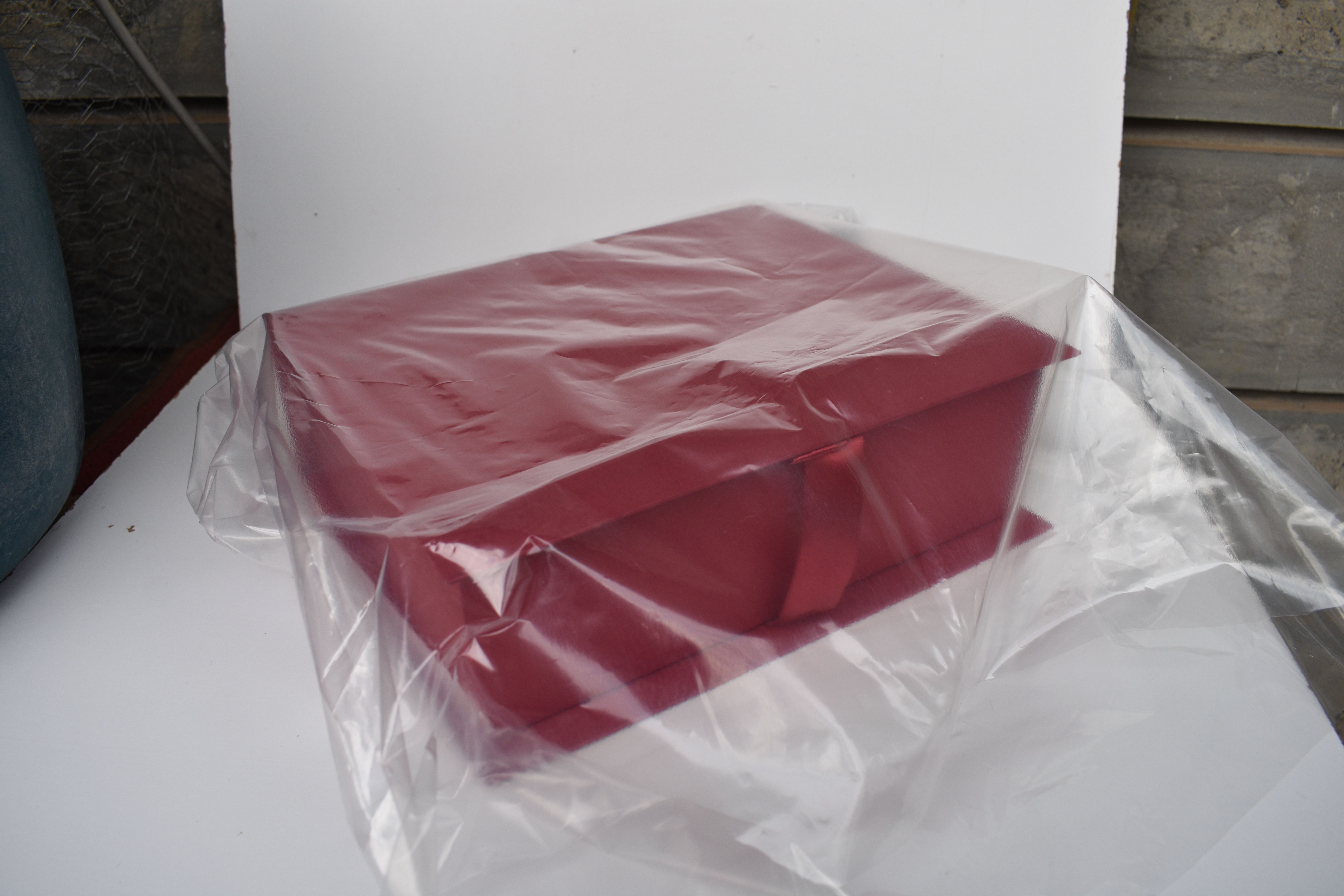 Elegant 11 x 9 x 3.5 Inch Gift Box with Shredded Paper & Permanent Ribbon - Flip to Open