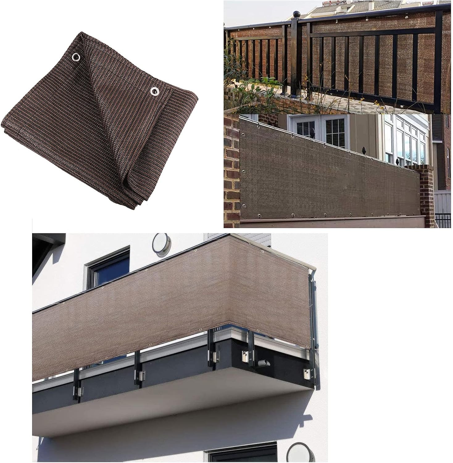 Balcony Privacy Screen Outdoor Windshield Anti-UV/ Dust Trap