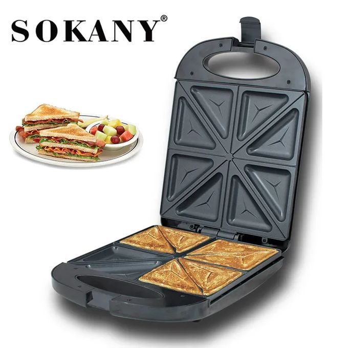 4 Slices Non-Stick Sandwich Maker/Toaster