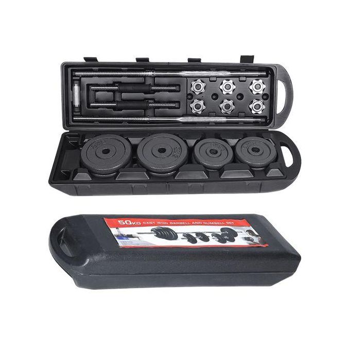 50kg York Barbell and Dumbbell set for WeightLifting/Strength Training