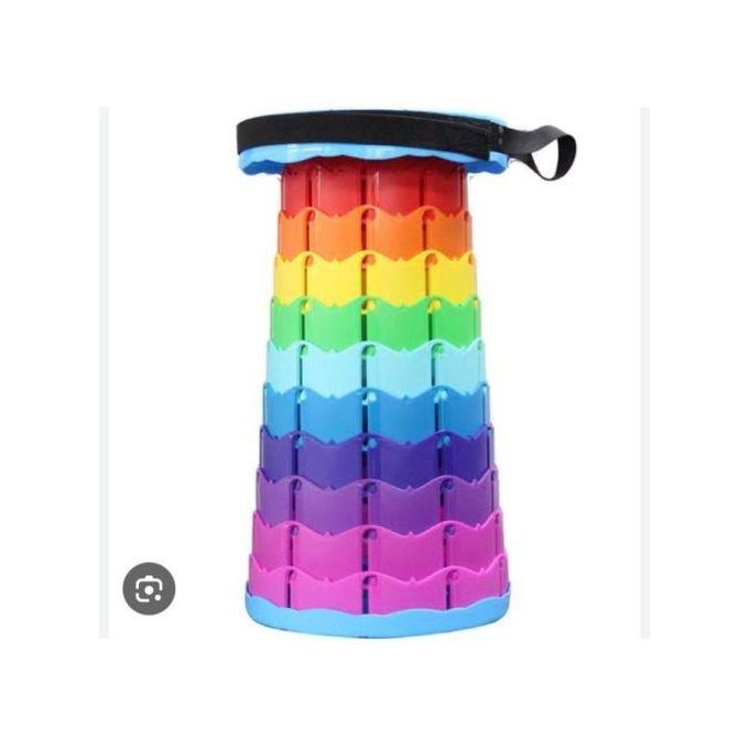 Rainbow Portable Retractable stool for Camping & Outdoors