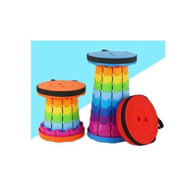 Rainbow Portable Retractable stool for Camping & Outdoors