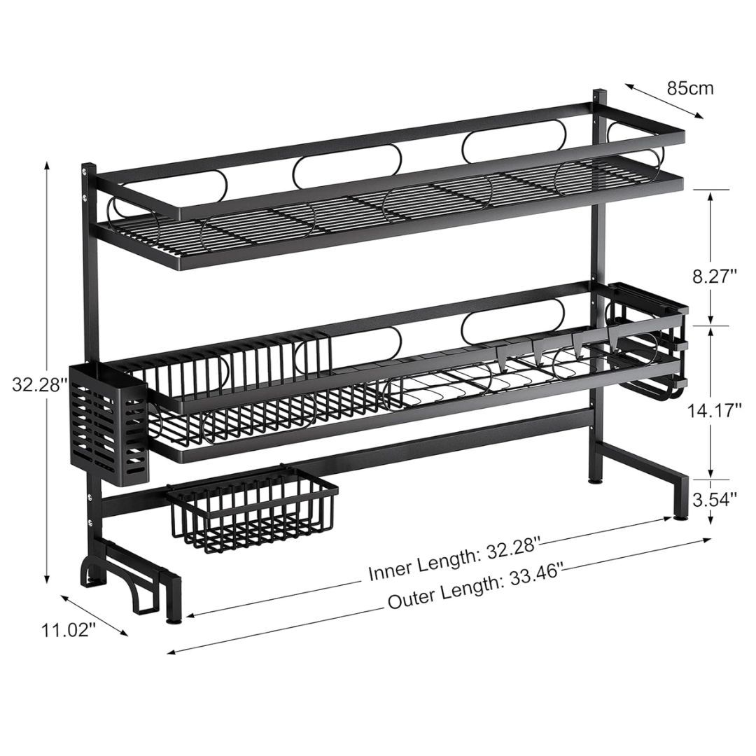 Double Over the Sink Dish Rack
