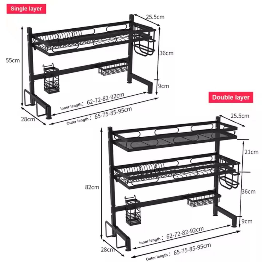 Double Over the Sink Dish Rack