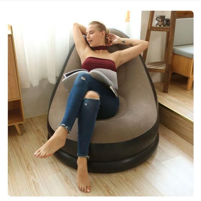 Compact Design Inflatable Foot Rest with Pump for Travel/ for Camping