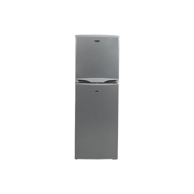 134 L FRIDGE VON Double Door Fridge 134L - Silver (1YR WRTY)