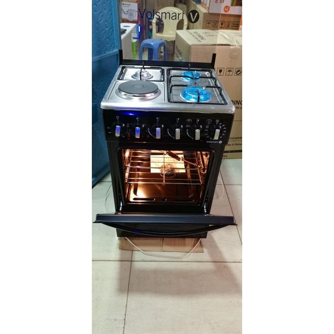VOLSMART COOKER 3gas +1 Electric Free Standing Cooker With Oven