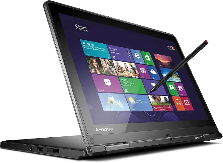 Touchscreen Refurbished Laptop Lenovo yoga s1 x360 Core i5 4th Gen 8GB+500GB+12.5" Windows 10 Refurbished Lenovo Laptops Notebook Black 12 inch