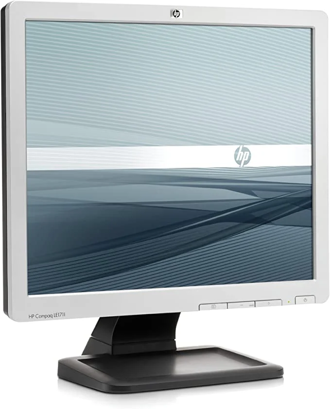 Refurbished HP Compaq LE1711 17" LCD Monitor - 1280x1024, Display Type LCD Aspect Ratio 5:4 1000:1 Native, 5ms, 60Hz, VGA Refurbished monitor Viewing Angle: 160 degrees horizontal