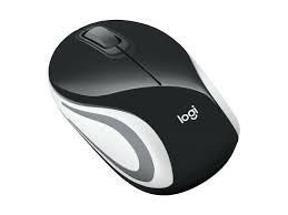 Logitech M187 Ultra Portable Wireless Mini Mouse , 1000 DPI Optical Tracking, 3-Buttons, PC/Mac/Laptop - Black/White wireless mouse logitech mouse