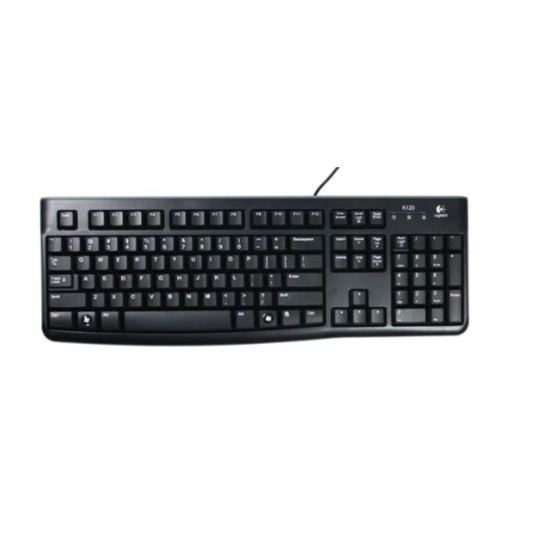 NEW LOGITECH K120 Wired Keyboard ,usb Modern Full Size Layout keyboard, High-Quality Membrane Keyboard, full usb desktop keyboard ,k120 logitech keyboard