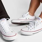 mens all star canvas rubber shoes white and black
