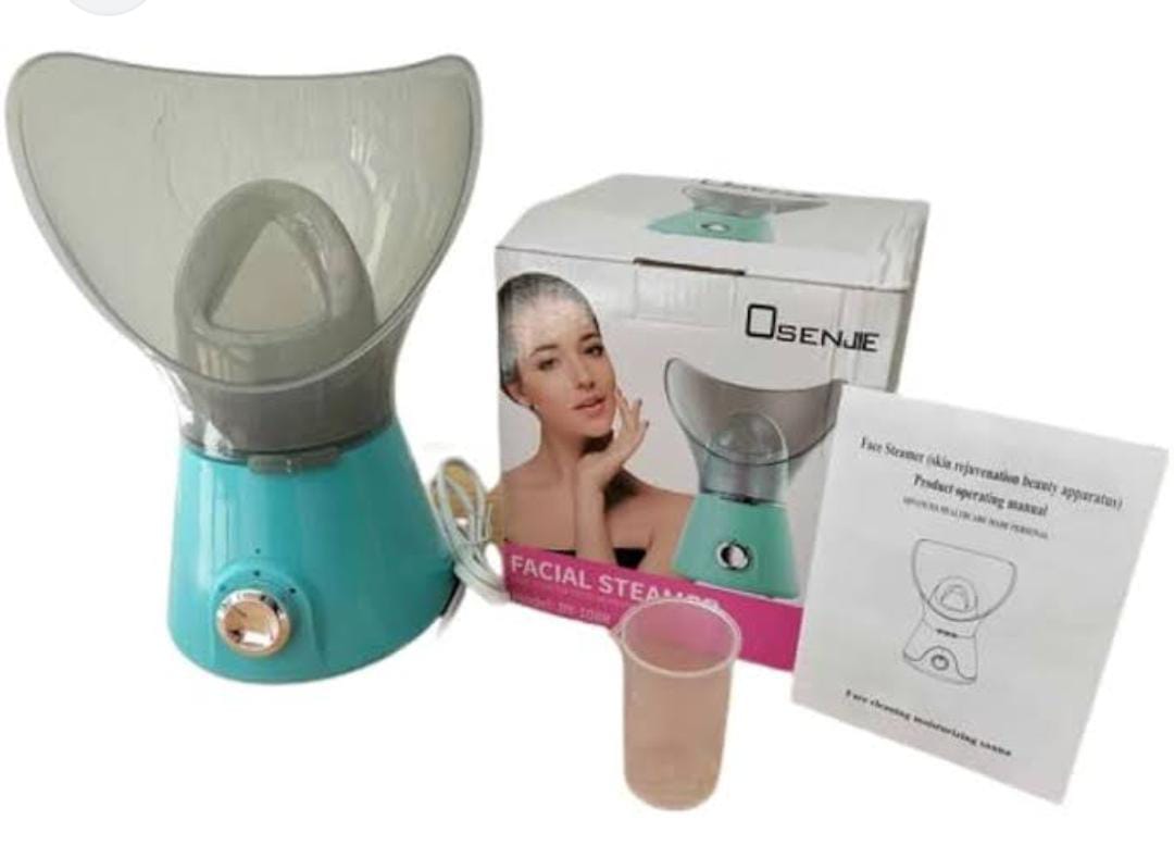 ✅FACIAL STEAMER
Features
✅Provides relief from cold and sinus problems
✅For pore cleansing,deep hydration and purification of the face
✅Dredges pores,removes grease and deep cleanses the skin