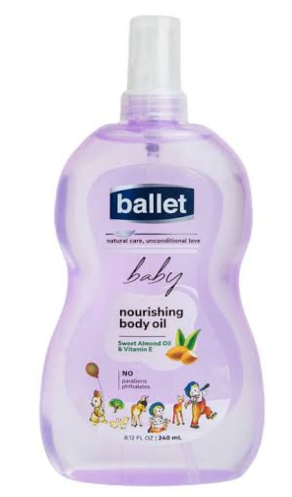 Ballet Baby Nourishing Body Oil With Sweet Almond Oil & Vitamin E