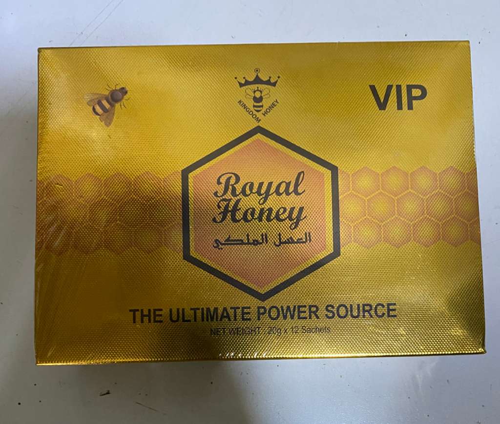 VIP Kingdom Royal  Honey Royal Honey  Enhancement - 12 Sachets - 20g Each