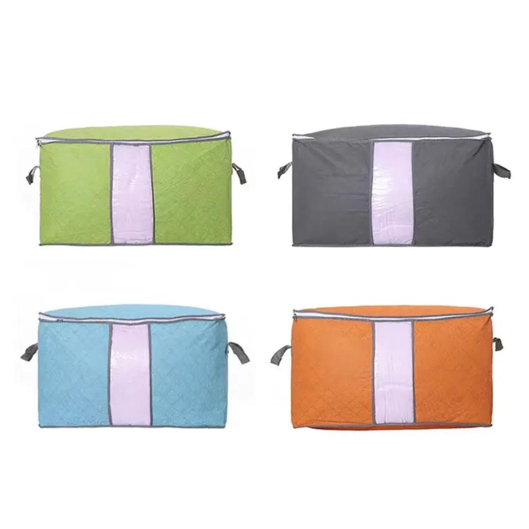 Home Colorful Bamboo Charcoal Quilt Storage Bag
Large Non-woven Clothing Quilt Bag Clothing Finishing
Travel Kid's Mother Bag