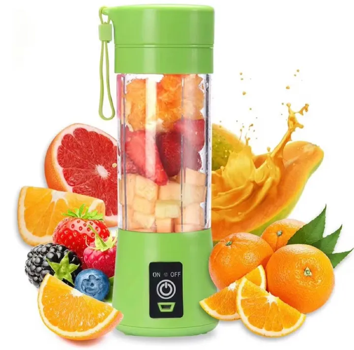 Portable  Blender mini blender for Smoothie and shakers Maker with Travel Lid rechargeable USB 380 ml