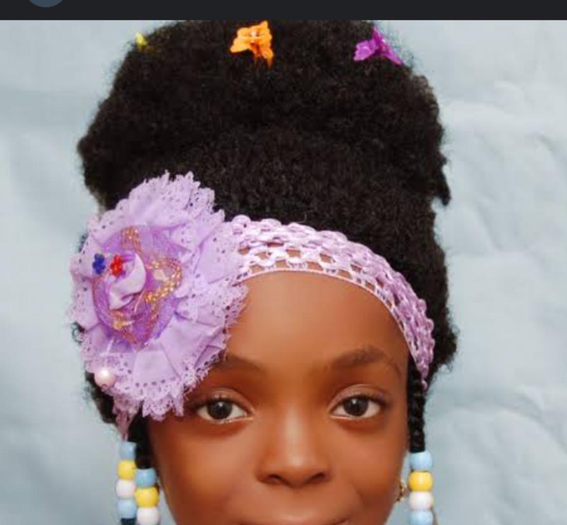kids afro headband wigs