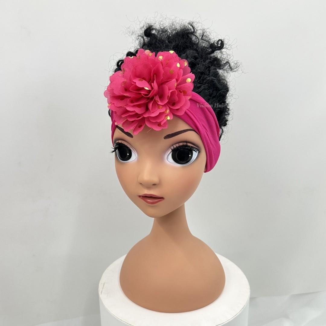 kids afro headband wigs