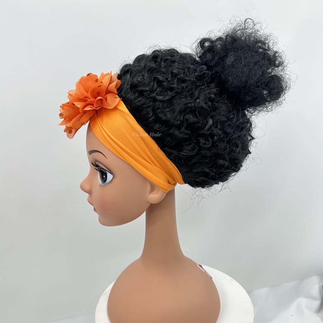 kids afro headband wigs
