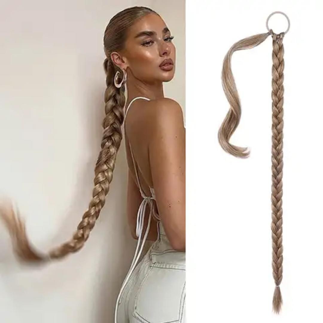 ladies braided ponytail extensions