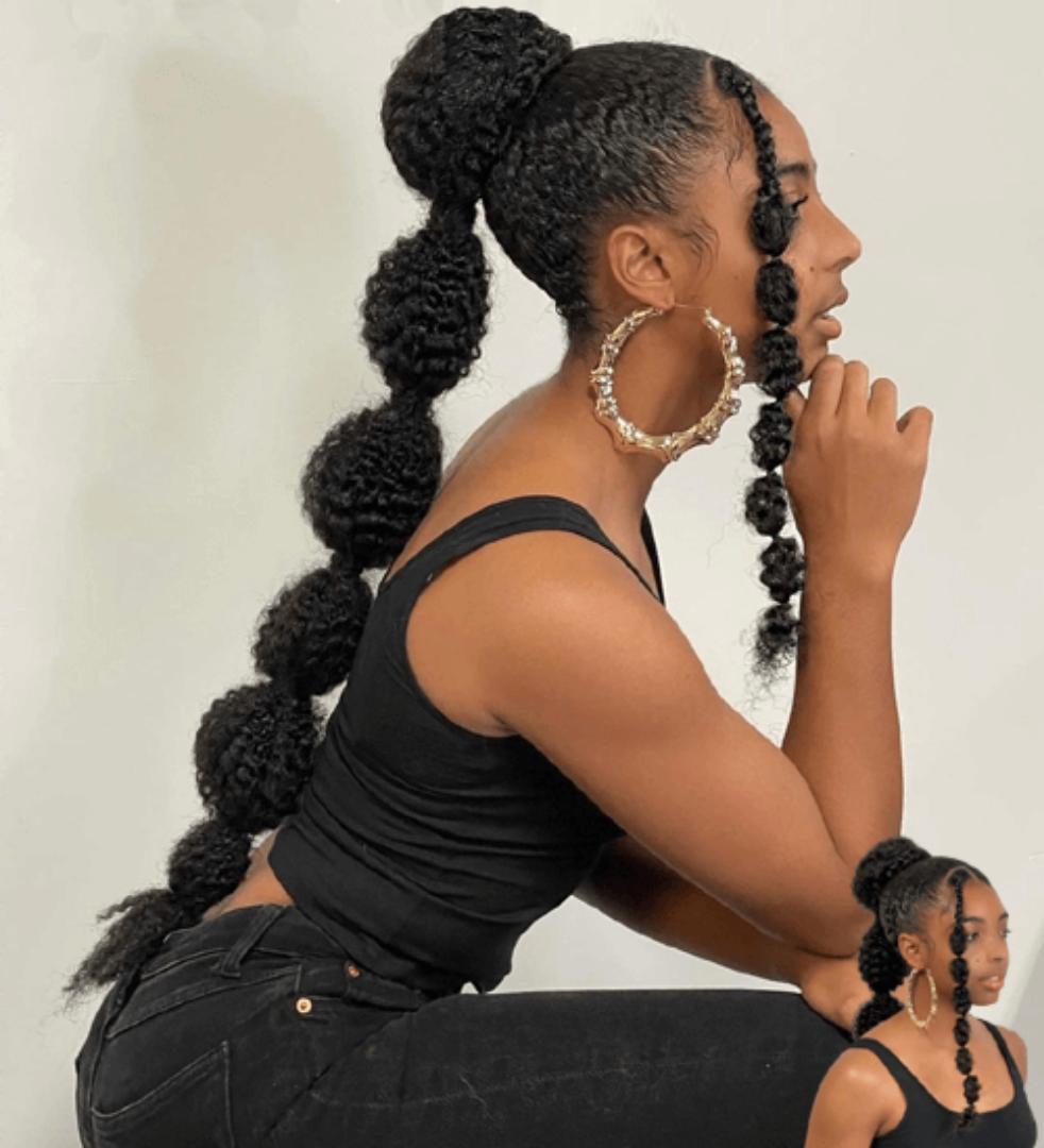 ladies braided ponytail extensions