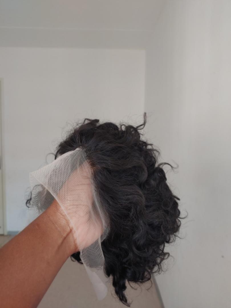 human hair pixie frontal wigs