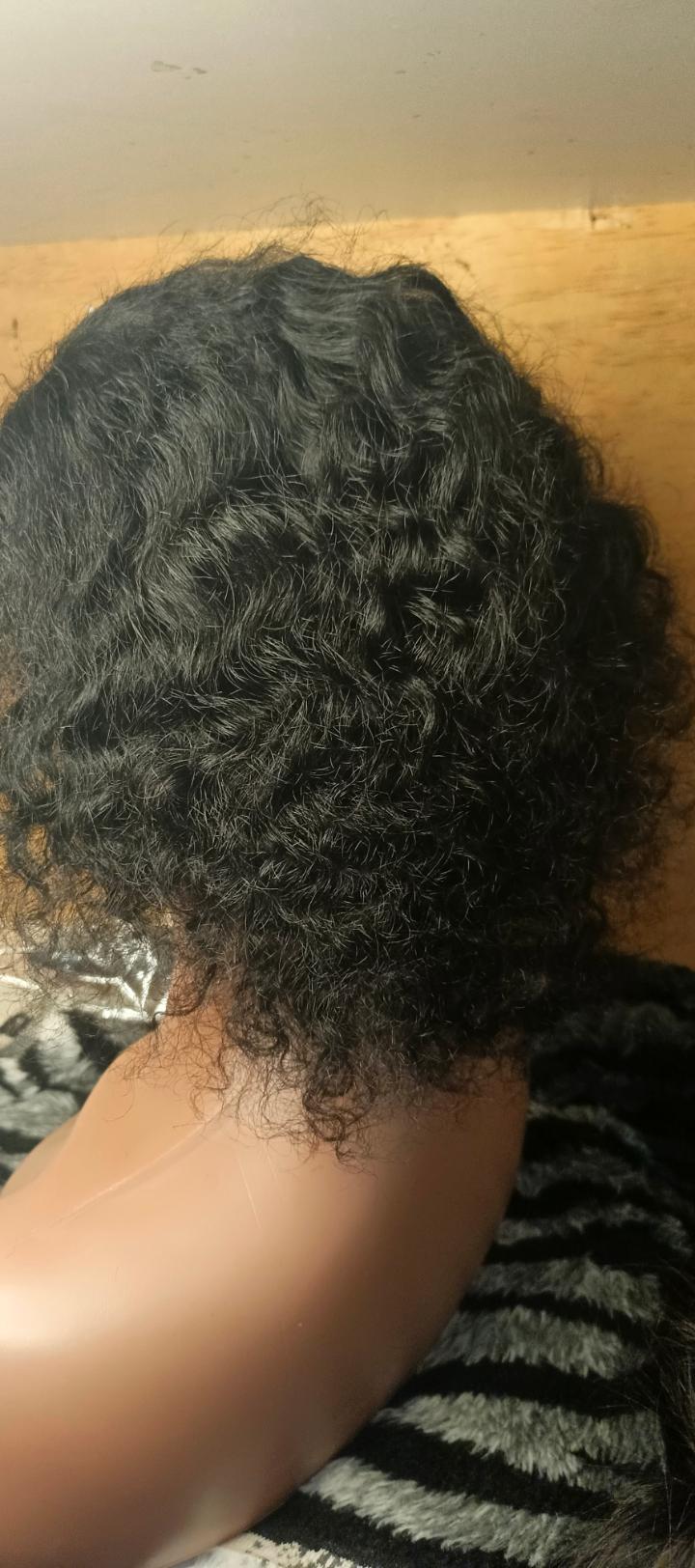 water curl cheap pure human hair frontal wigs