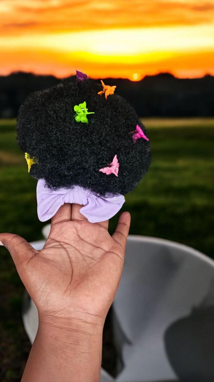 kids afro  headband wigs