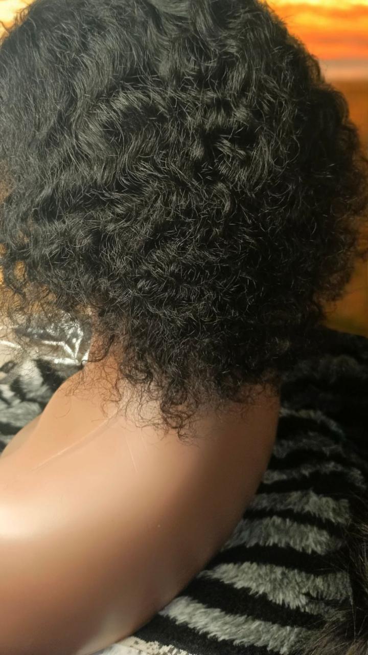 water curl cheap pure human hair frontal wigs
