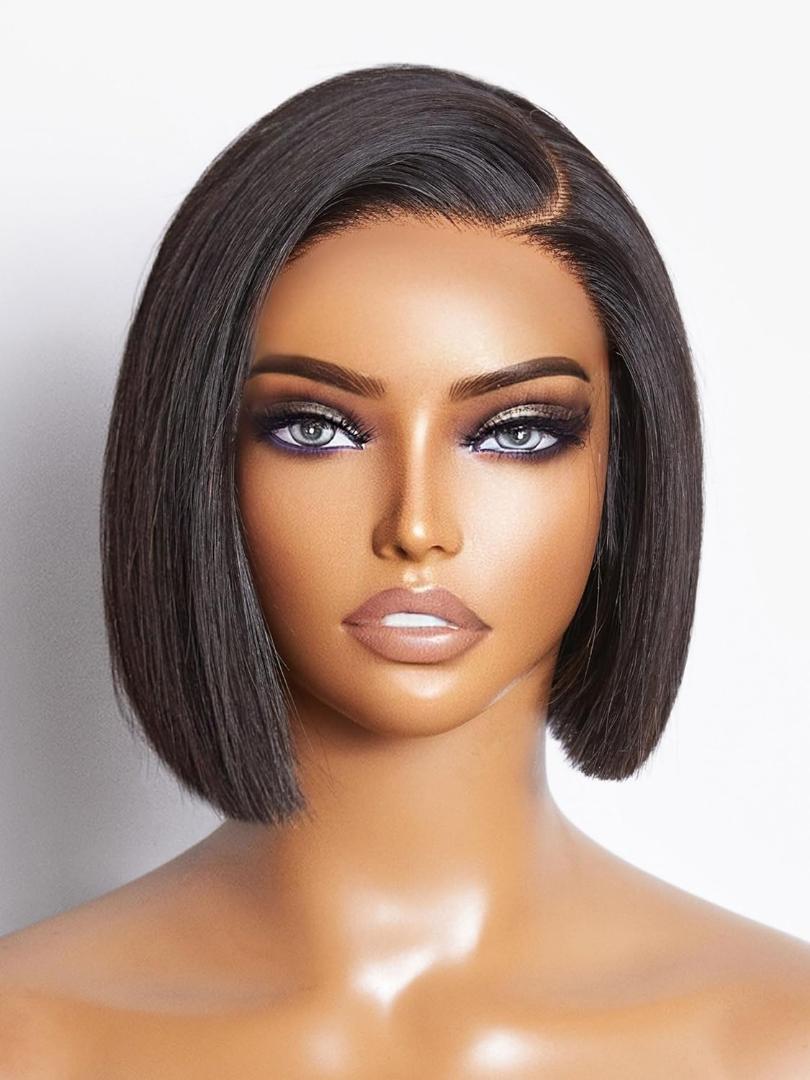 human hair bob frontal wigs