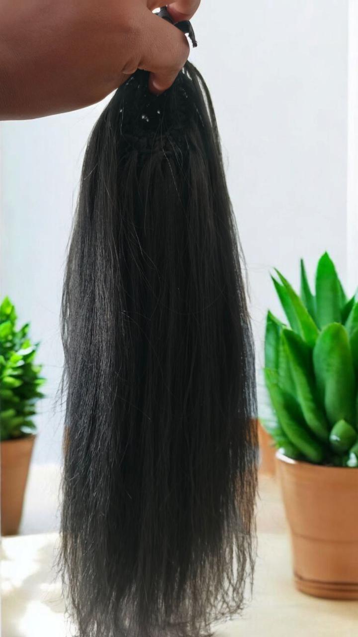 straight ponytail hair extensions for ladies