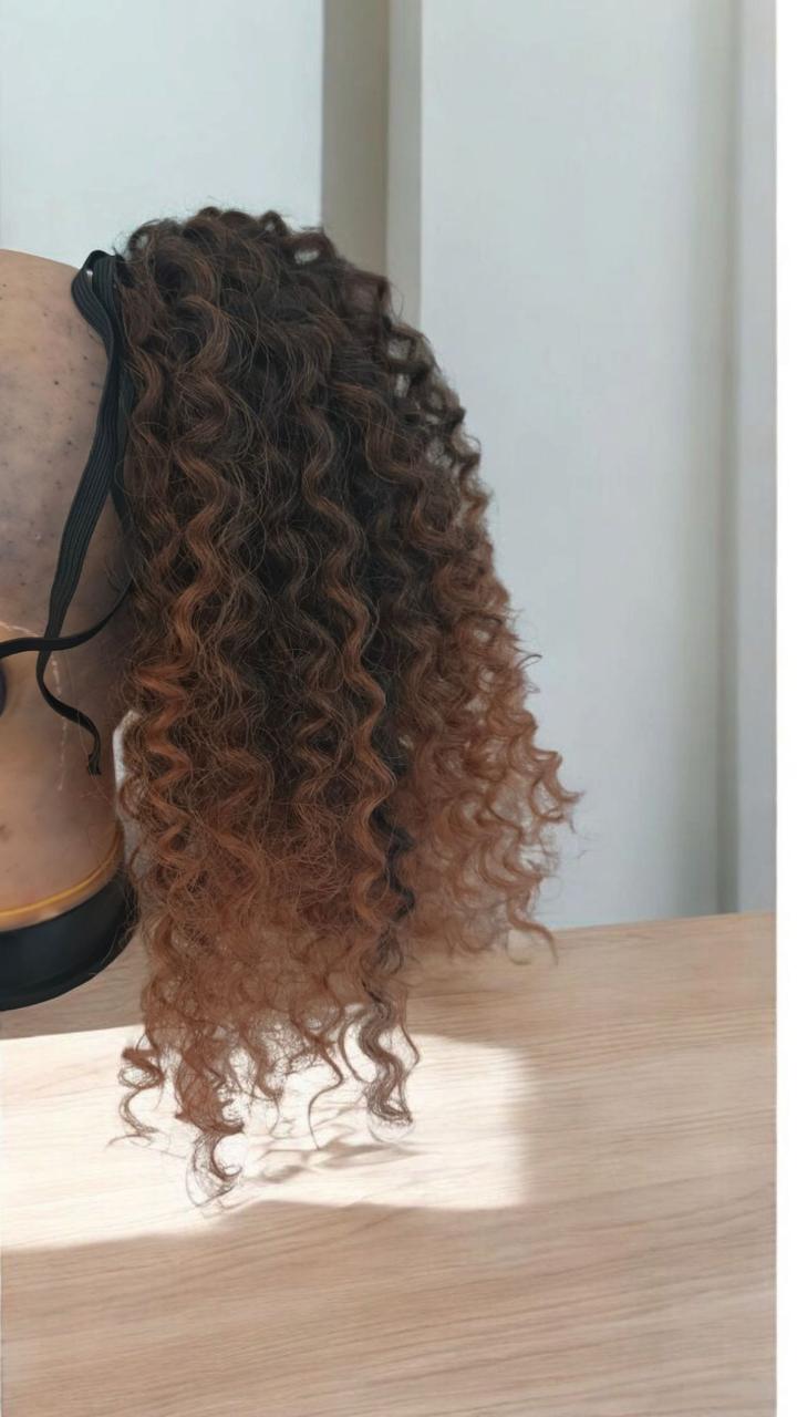 cheap ladies ponytail hair extensions curly