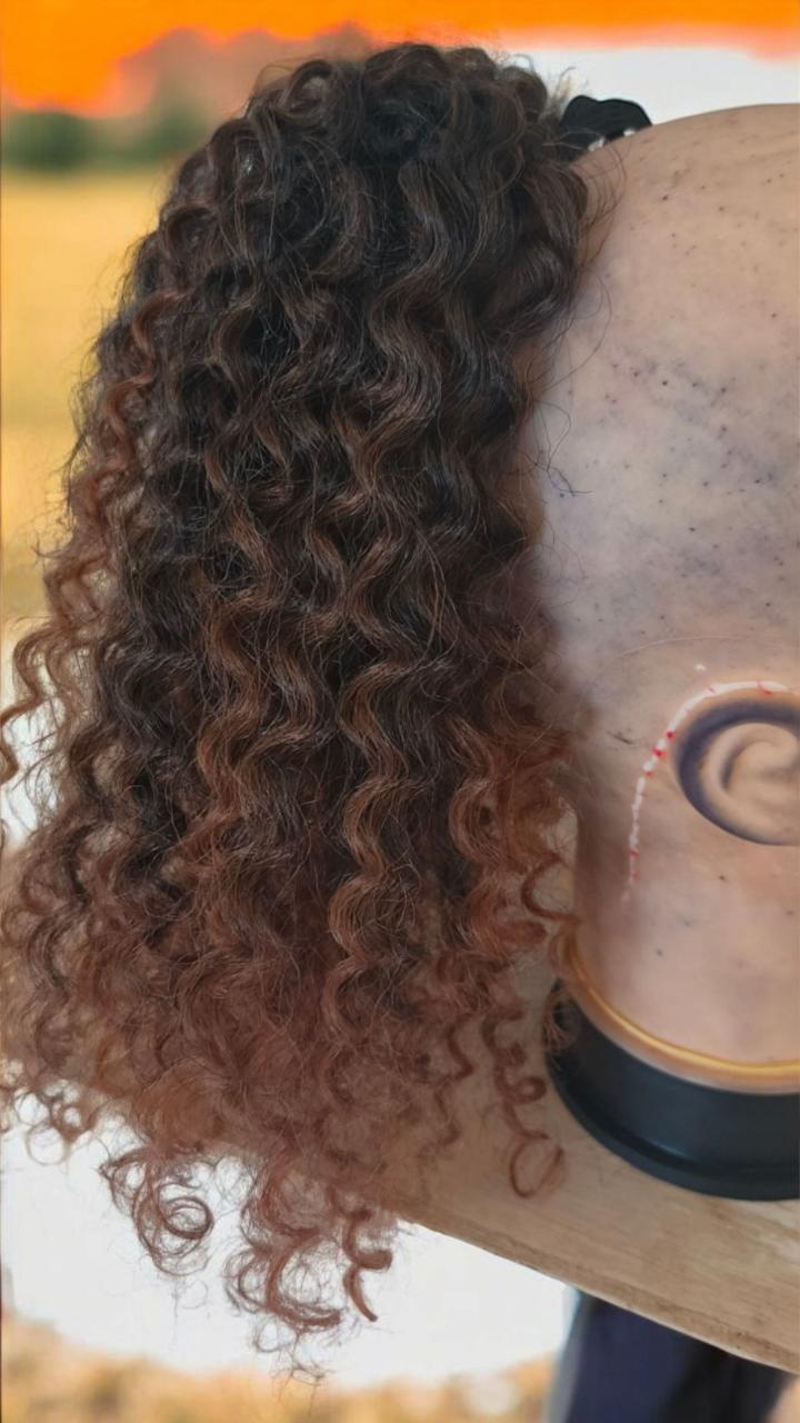 cheap ladies ponytail hair extensions curly