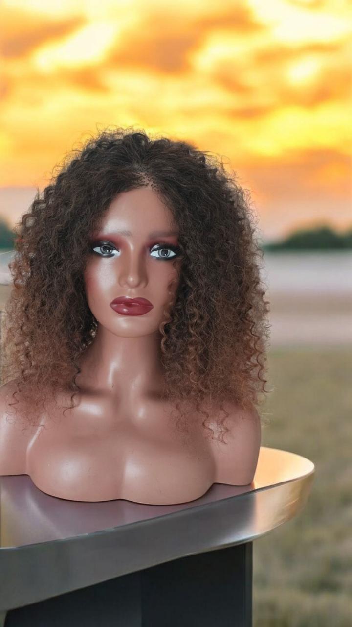 ladies curly synthetic frontal wigs as per the picture