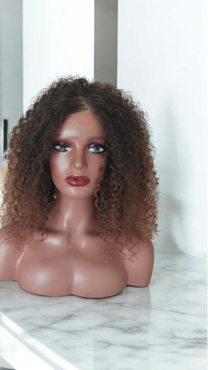 ladies curly synthetic frontal wigs as per the picture