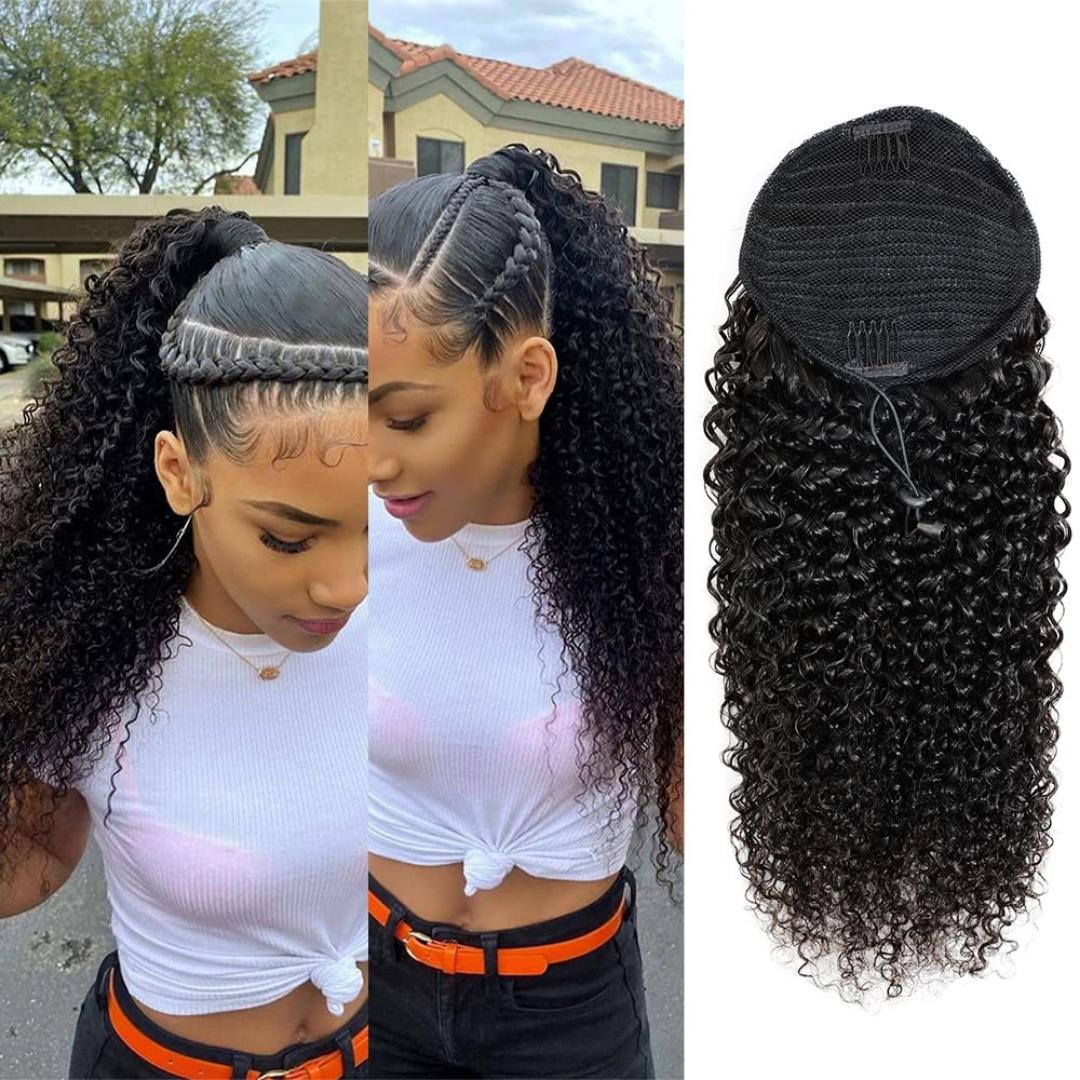 water wave ponytail hair extensions